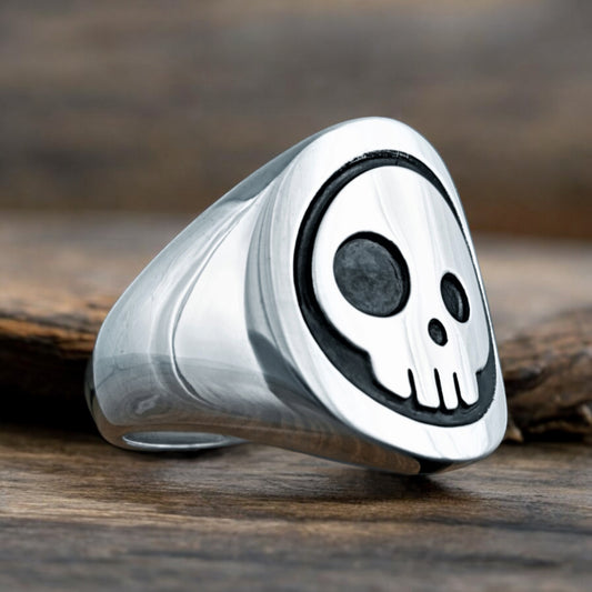 Stamm Hardware silver skull ring - quirky